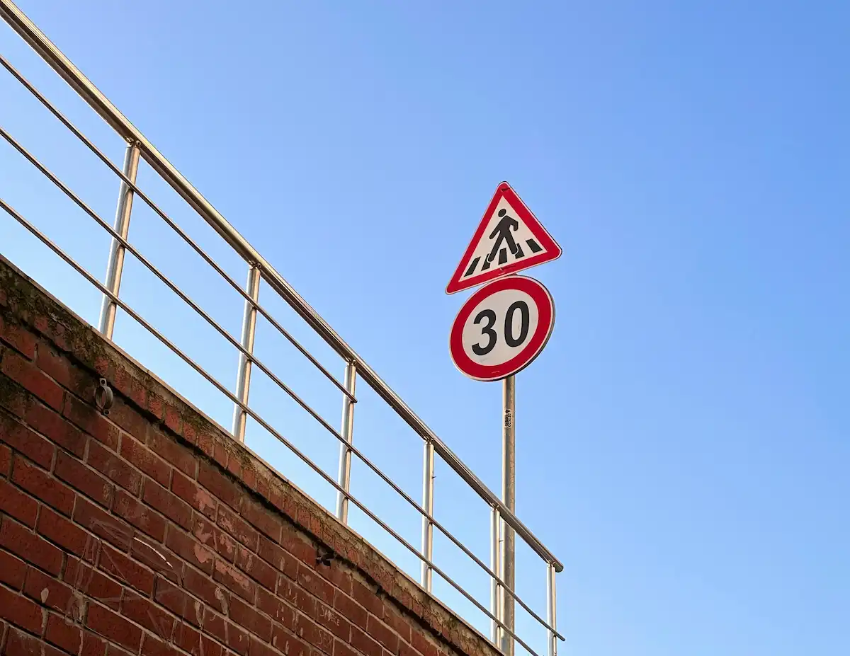 Limitación de velocidad en Vitoria