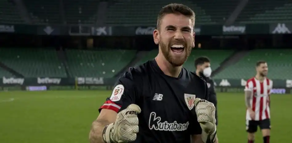El portero del Athletic Club y de la selección española Unai Simón