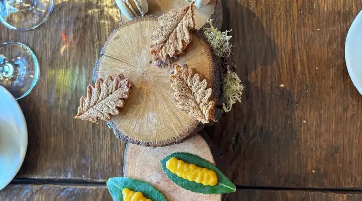 Uno de los platos servidos en el restaurante de Edorta Lamo, Arrea!,