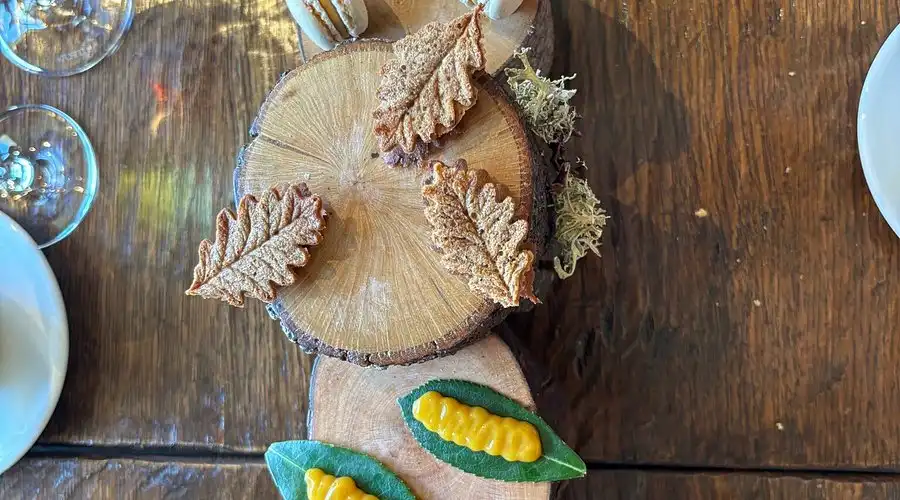 Uno de los platos servidos en el restaurante de Edorta Lamo, Arrea!,