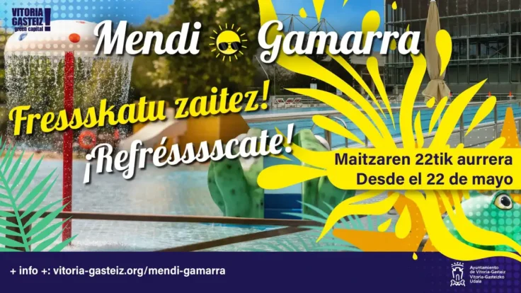 Abren las piscinas de Mendi y Gamarra