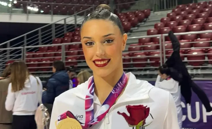 La gimnasta Salma Solaun reside en Madrid.