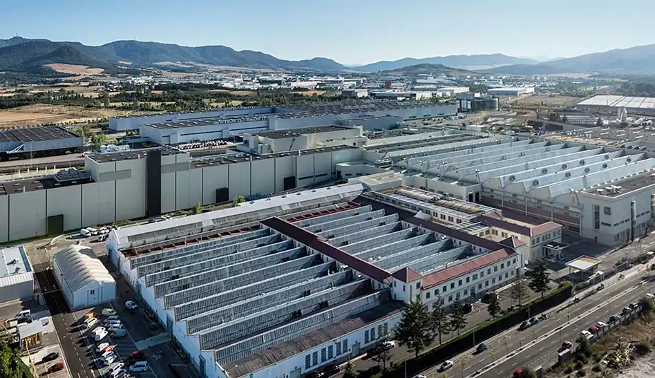 La fabrica de Mercedes-Benz en Vitoria-Gasteiz.