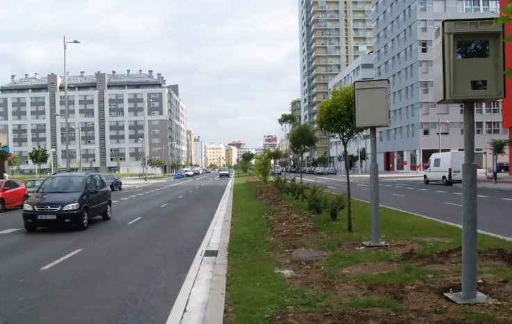 Nuevas cabinas de radares en Vitoria-Gasteiz.