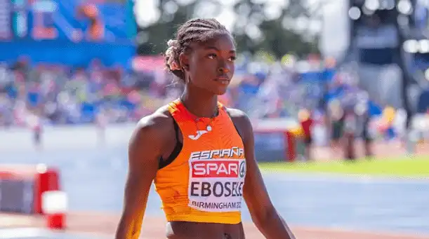 La atleta vitoriana Tessy Ebosele