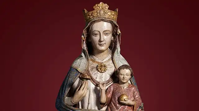 Virgen Blanca s XIV Museo Arte Sacro Cat Vitoria