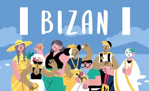 Cartel ilustrativo de Bizan